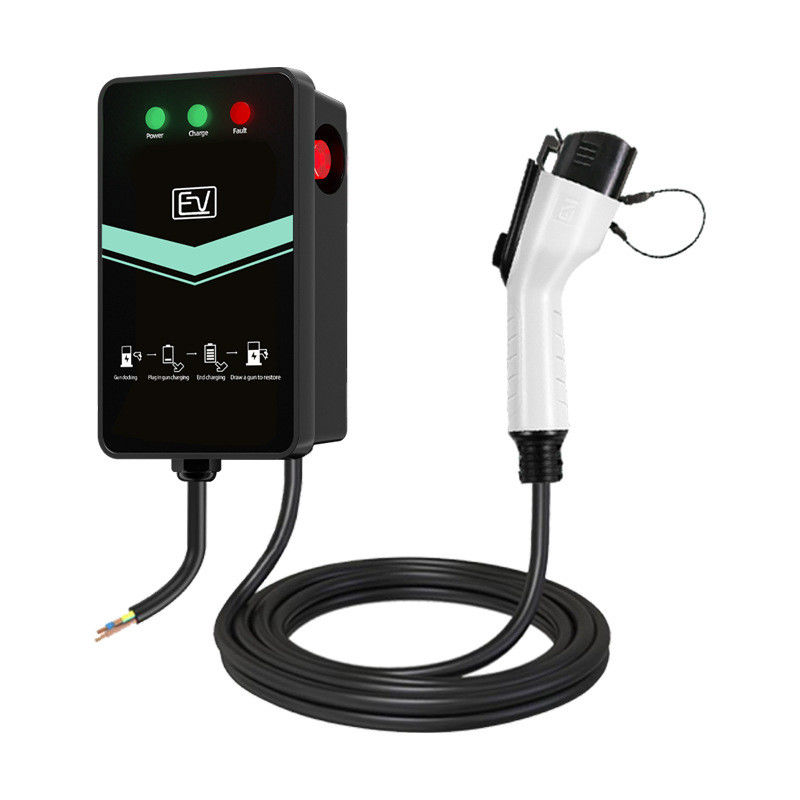 Type1 Plug 32A Plug and Charge Station de recharge électrique montée sur le mur