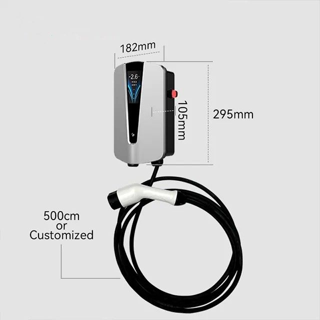 Chargeur de voiture à paroi de type 2 standard européen 22V 7kw