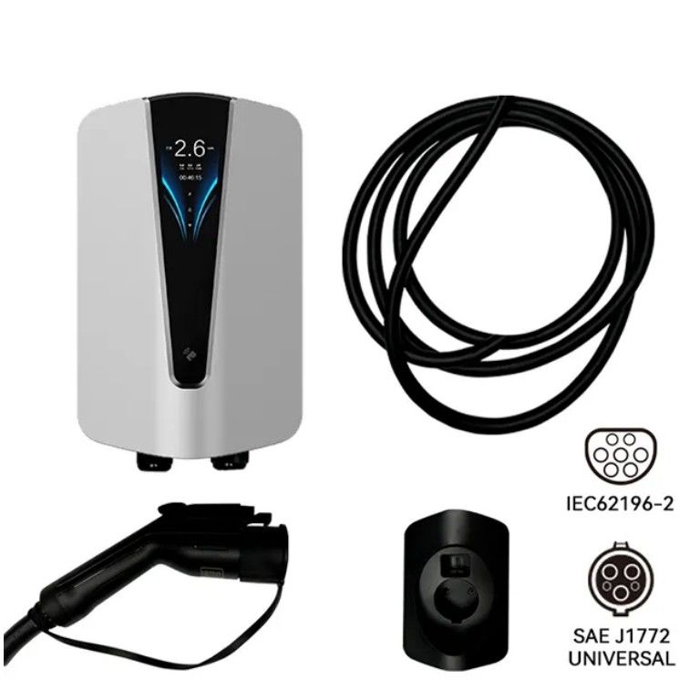 Chargeur de voiture à paroi de type 2 standard européen 22V 7kw