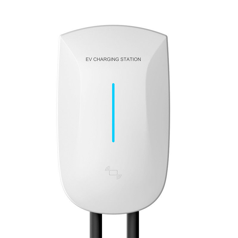 7kw type fixé au mur - contrôle standard européen d'appli de chargeur de 2 EV chargeant rapidement
