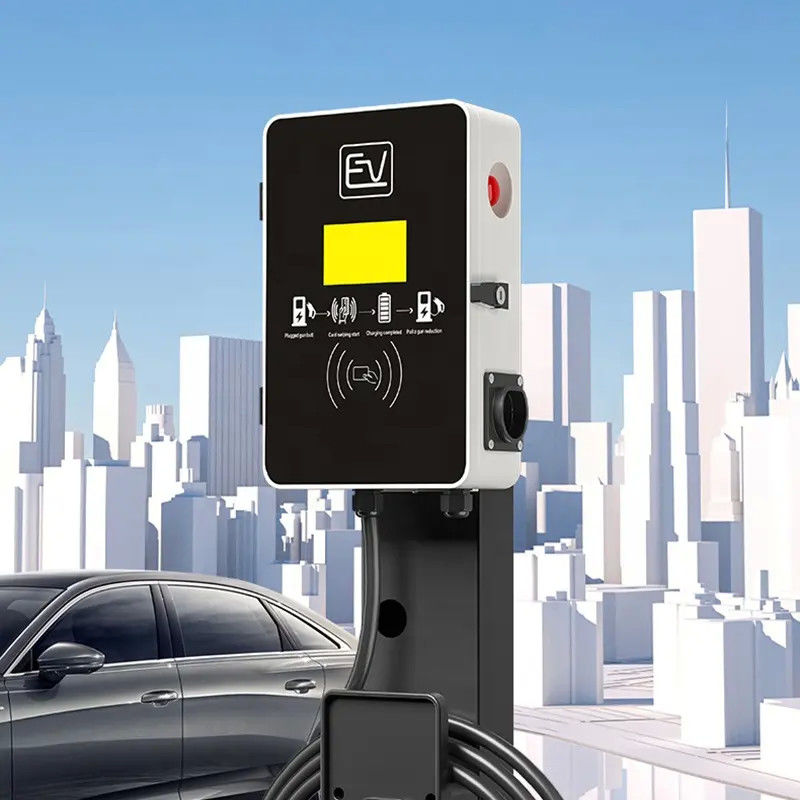type portatif fixé au mur de remplissage rapide de 3 phases 380v - chargeur de 2 EV