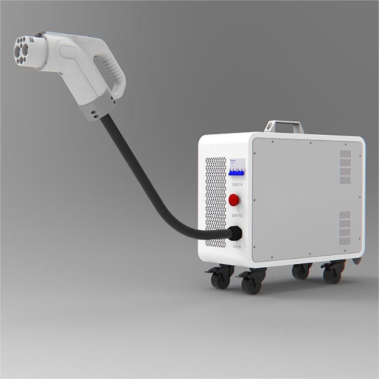 4Écran de 3 pouces 380V 32A Chargeur rapide à courant continu portable pour véhicules électriques