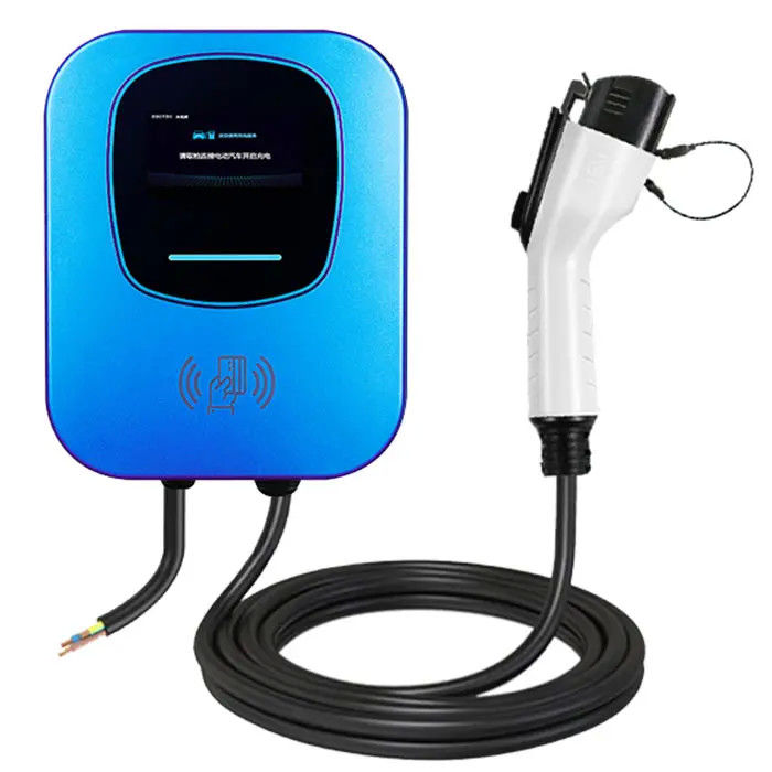 Adaptez aux besoins du client colore 11kw chargeant rapidement la station de charge fixée au mur d'EV pour la maison
