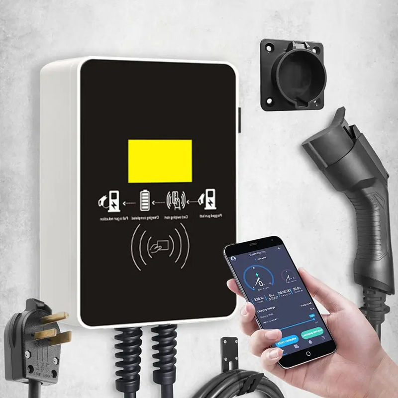 Chargeur EV de type 2 de phase 3 de 22 kilowatts pour une recharge rapide à domicile