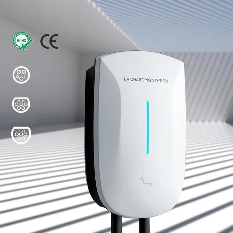 Point de remplissage du niveau 2 7kw 11kw 22kw	Indicateur fixé au mur rapide de la station de charge d'EV LED