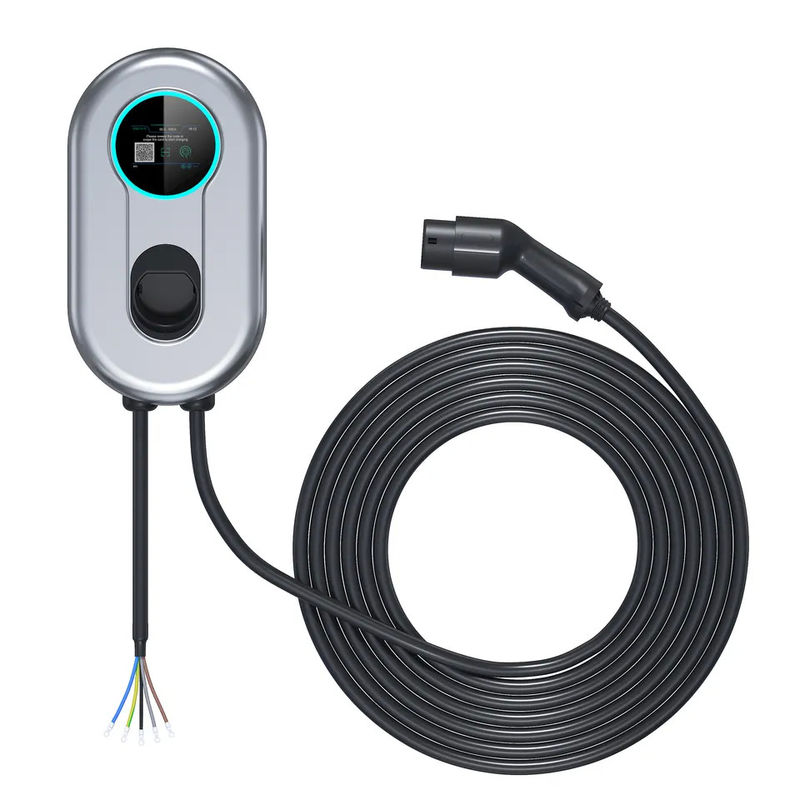 Réglage du courant résistant aux intempéries Single Gun 220V Type 1 AC Charger pour véhicule électrique