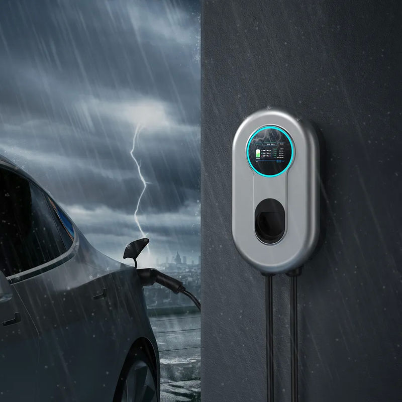 la carte de 22kw RFID 5 mètres câblent le type mobile - station de charge de 2 EV