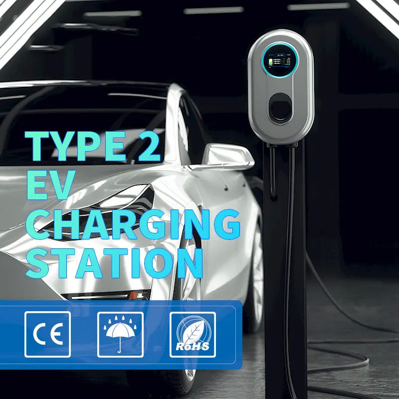 la carte de 22kw RFID 5 mètres câblent le type mobile - station de charge de 2 EV