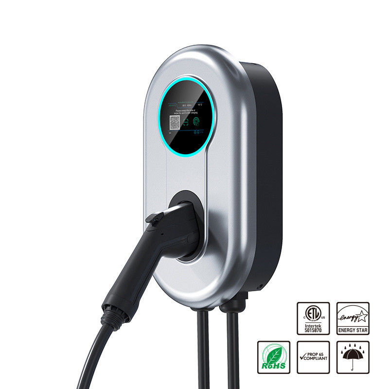 230V 400V bouton tactile portable de niveau 2 chargeur de voiture électrique