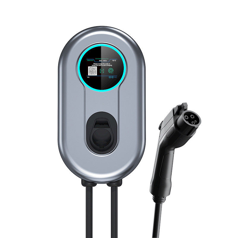 3 phases 400v Type 2 Chargeur électrique à courant alternatif Wifi Chargeur de courant réglable