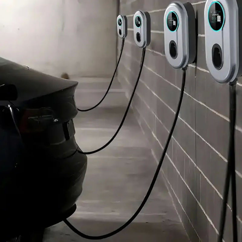 3 phases 400v Type 2 Chargeur électrique à courant alternatif Wifi Chargeur de courant réglable