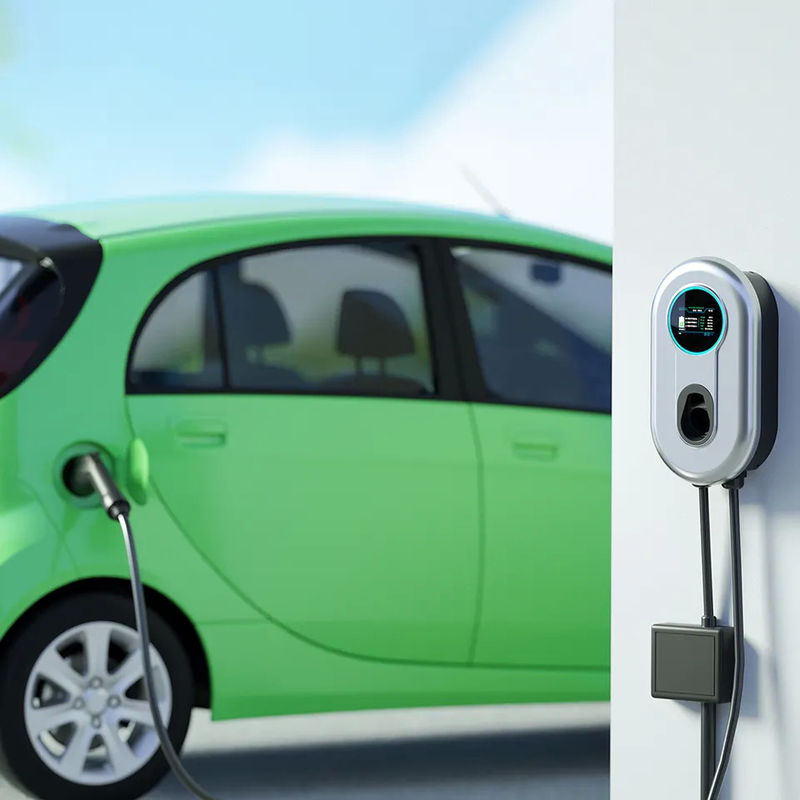 Carte RFID à charge rapide de 22 kW, chargeurs portables de véhicules électriques de type 2 avec une seule arme