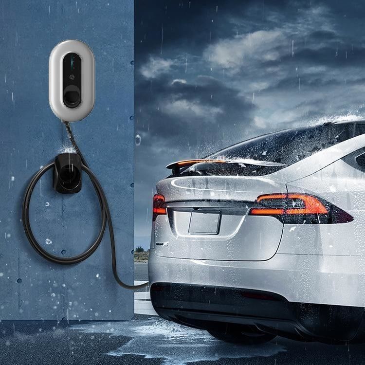 Écran LCD à 3 phases de 7kw 11kw 22kw Type 2 Chargeur de véhicule électrique pour une protection contre les températures
