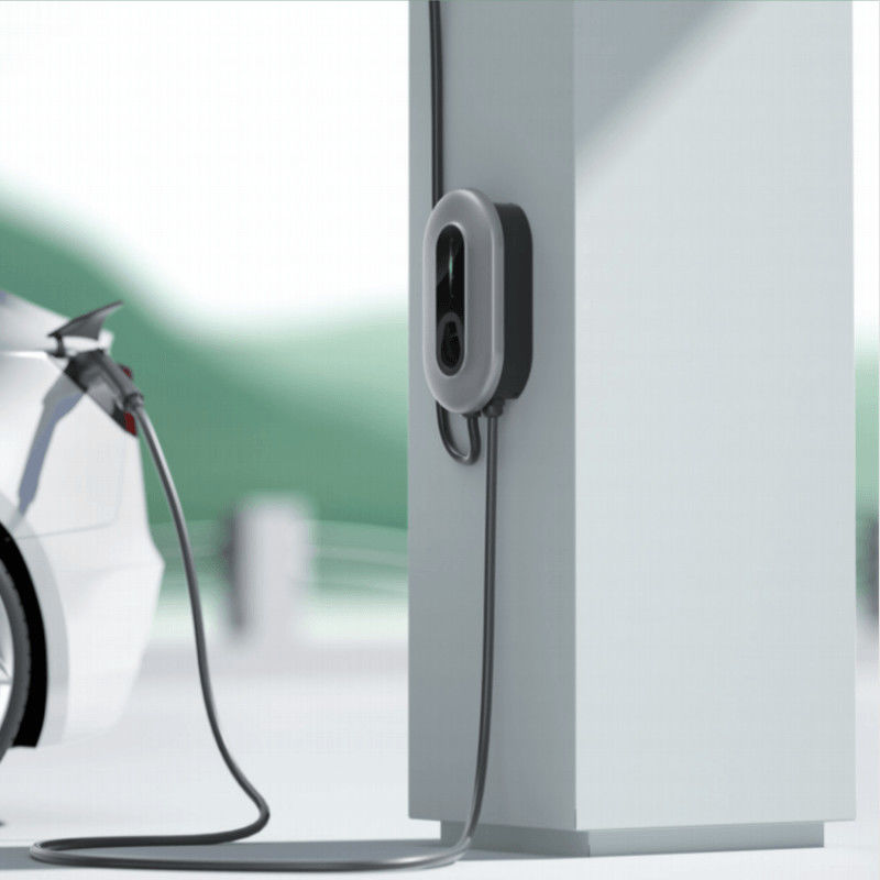 Type de niveau portatif simple de l'arme à feu 50A de contrôle d'appli 1 - chargeur de 2 EV avec le certificat de la CE