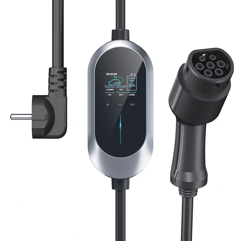 230V ECO 3 goupille le bouton de contact chargeur rapide à C.A. de 7,2 kilowatts au-dessus de la protection de charge