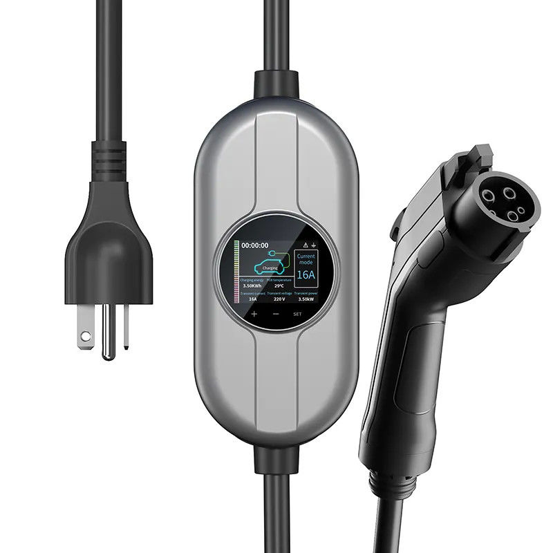 Écran tactile 50Hz au chargeur portatif à C.A. EV de 60Hz 32A pour le remplissage rapide