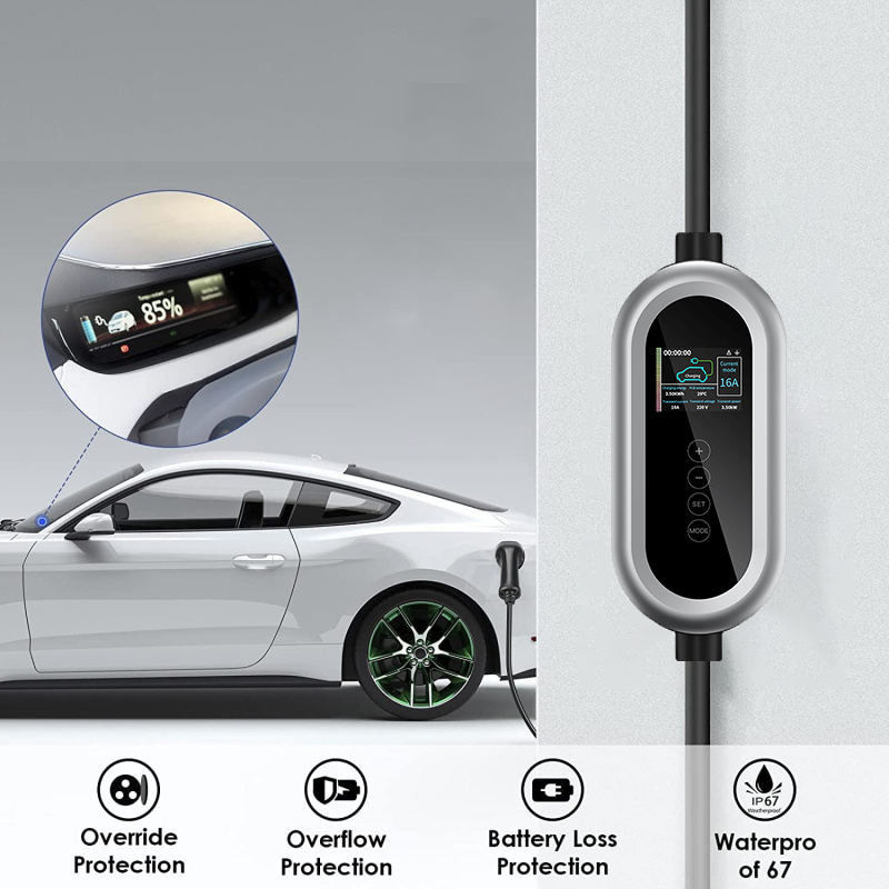 230V type - chargeur commercial de voiture électrique monophasé 2 pour Tesla