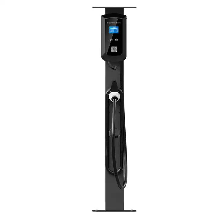 Chargeur de type 2 à 3 phases monté sur le mur pour véhicules électriques pour la maison et le commerce