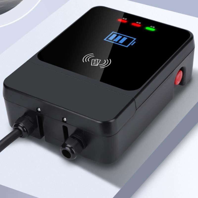 GBT 7kw Single Gun 4,3 pouces Écran 220V Chargeur murale EV avec bouton d'urgence